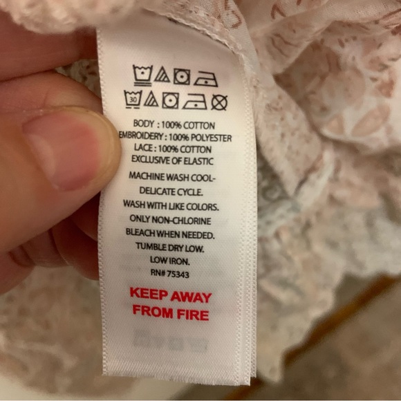 Rachel Zoe Boho Lace Ruffle Midi Dress - Size Medium - Picture 12 of 16